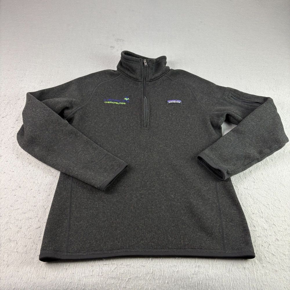 Patagonia Better Sweater‎ Womens Medium Black 1/4 Zip Pullover Fleece Jacket